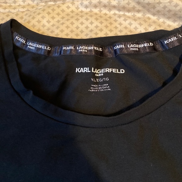 KARL LAGERFELD PARIS SILHOUETTE TEE - Picture 3 of 5